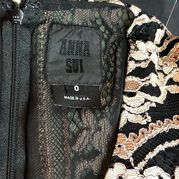 🖤 Anna Sui 🖤 Lace Sleeveless Top XS - Picture 3 of 5